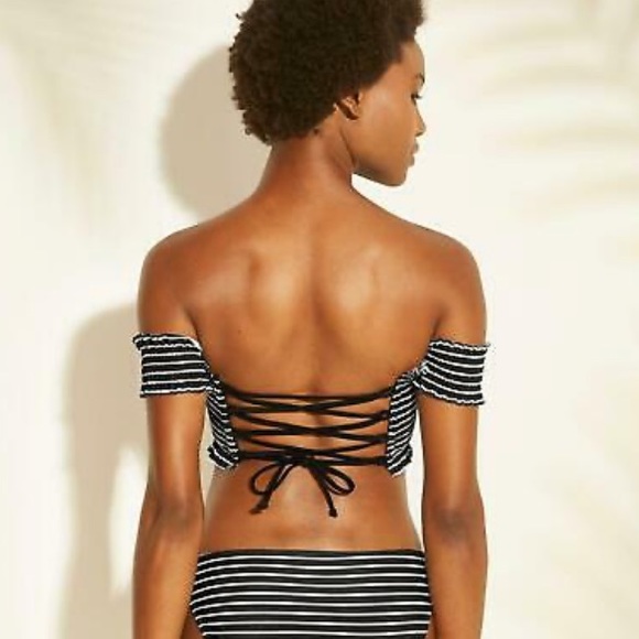 Xhilaration Smocked Underwire Bikini Top Medium NWT - Picture 7 of 7